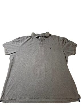 Nautica Polo Shirt Men’s 4XL Big & Tall Gray Short Sleeve Classic Fit Logo
